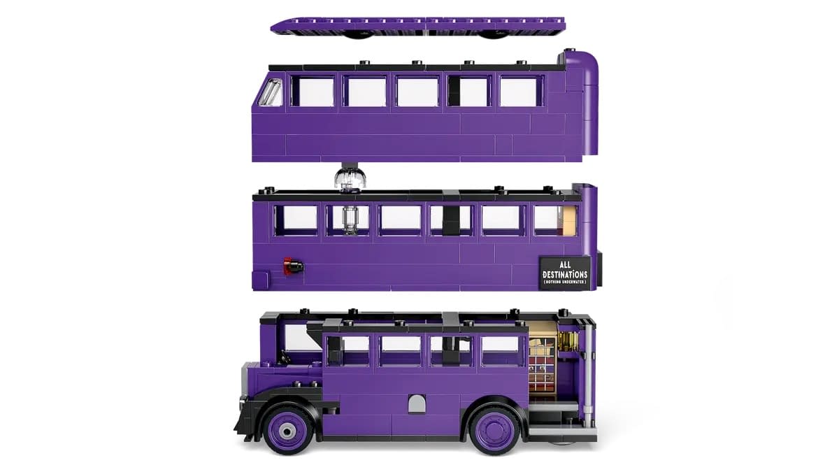 Take a Ride on the Knight Bus with LEGO's Newest Harry Potter Set