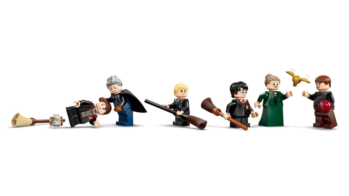 It is Time for a Flying Lesson with LEGO's New Hogwarts Castle Set