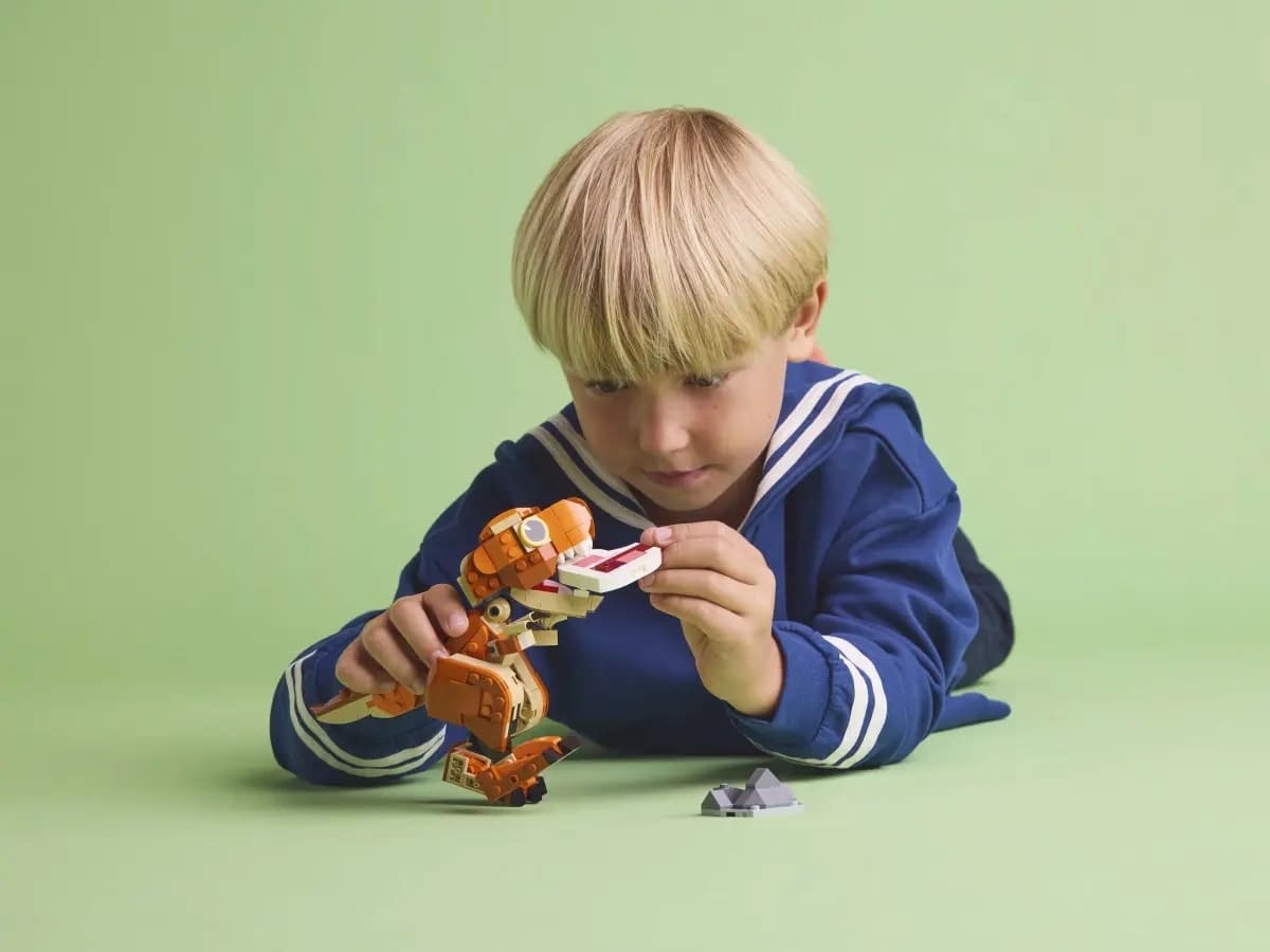 Take a Bite Out of LEGO's New Jurassic Park Baby T-Rex Set
