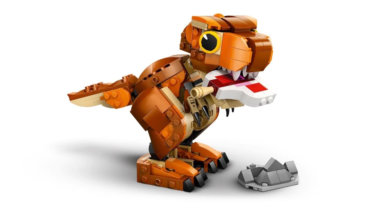 Take a Bite Out of LEGO's New Jurassic Park Baby T-Rex Set