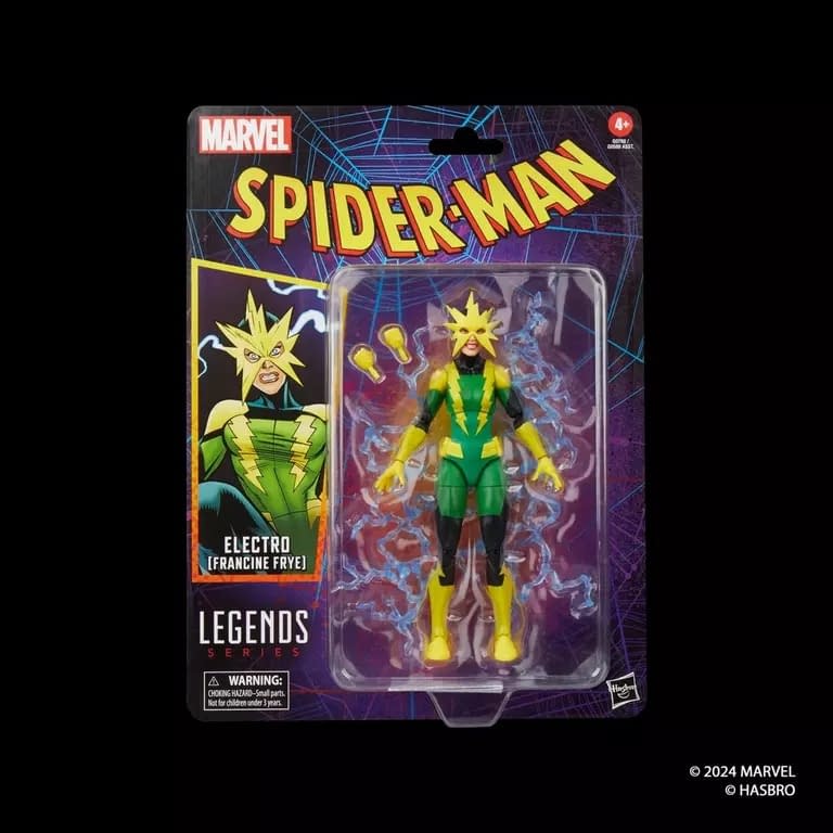 Francine Frye is Electro with Hasbro's New Spider-Man Marvel Legends