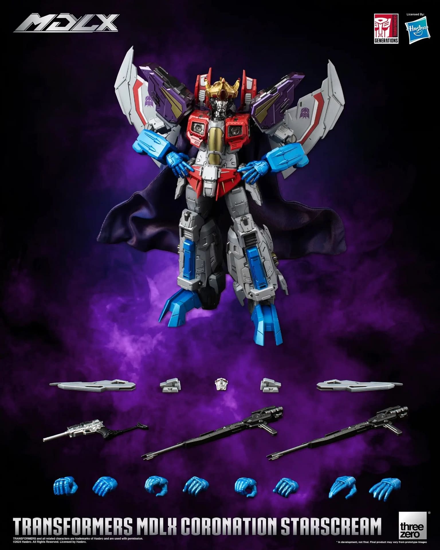 Transformers Coronation Starscream Joins threezero's MDLX Collection 