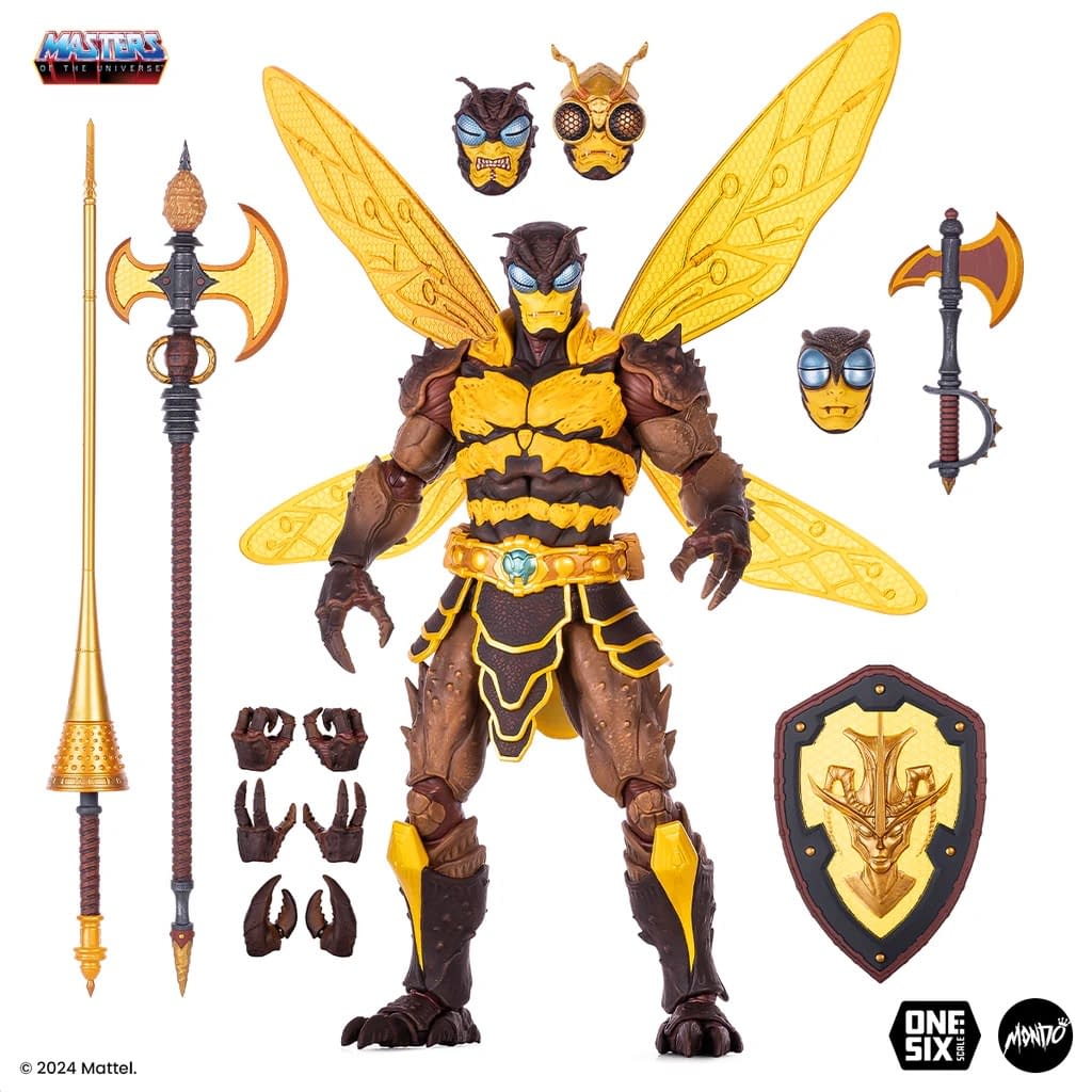 Mondo Debuts Timed Edition Masters of the Universe Buzz-Off Figure