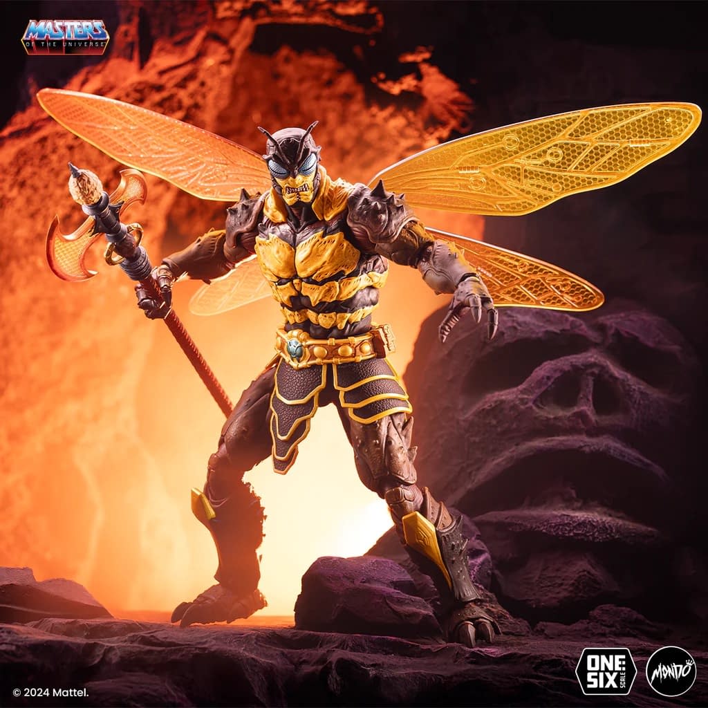 Mondo Debuts Timed Edition Masters of the Universe Buzz-Off