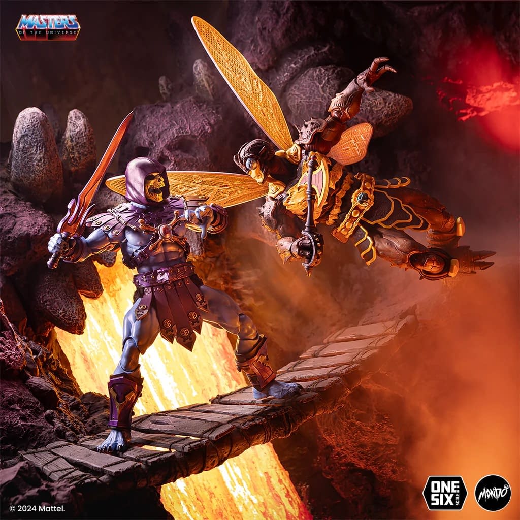 Mondo Debuts Timed Edition Masters of the Universe Buzz-Off Figure