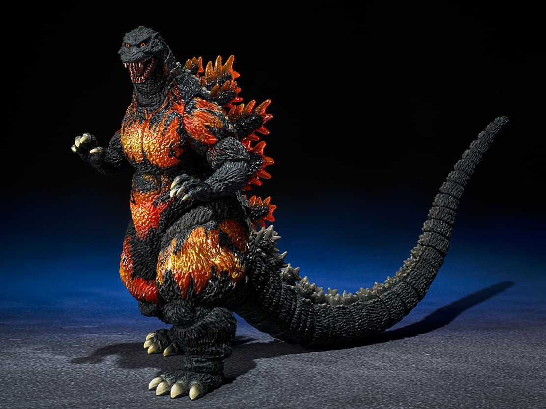 Burning Godzilla Joins S.H.MonsterArts Line for 70th Anniversary 