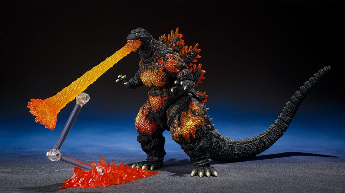 Burning Godzilla Joins S.H.MonsterArts Line for 70th Anniversary 