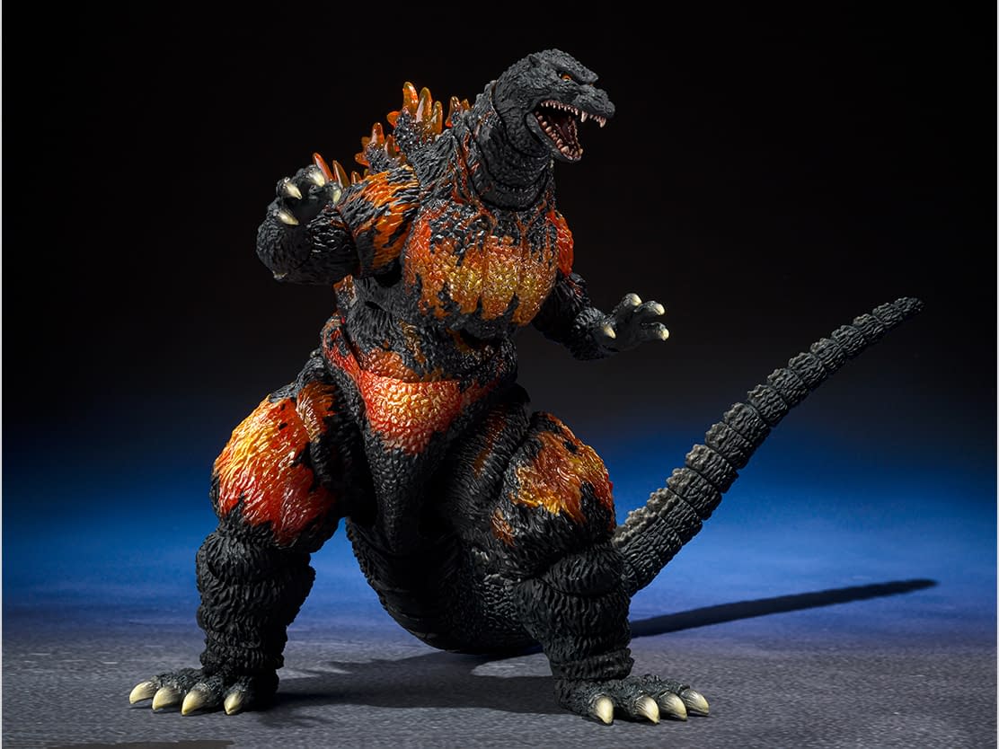 Burning Godzilla Joins S.H.MonsterArts Line for 70th Anniversary 