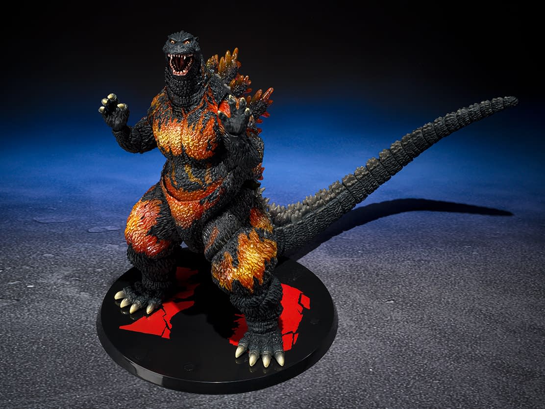 Burning Godzilla Joins S.H.MonsterArts Line for 70th Anniversary 