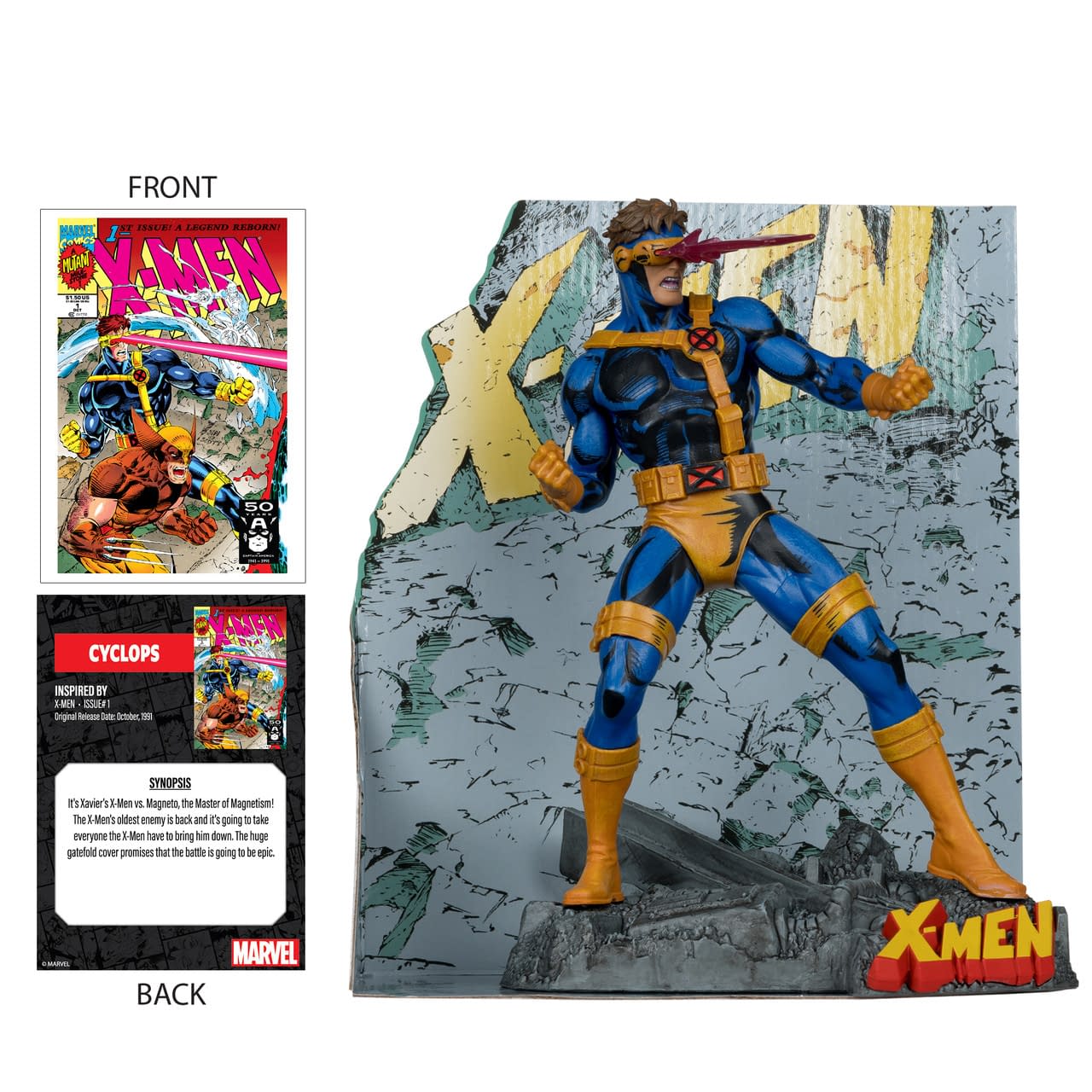 Lead the X-Men to Victory with McFarlane Toys New Cyclops Statue