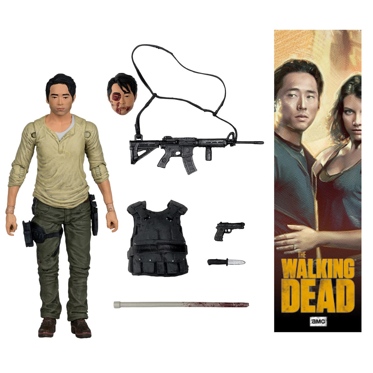 The Walking Dead Glenn Takes on the Undead with McFarlane Toys