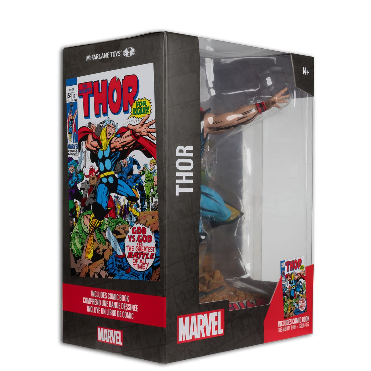 Lighting Strikes with McFarlane Toys New 1/10 The Mighty Thor Statue 