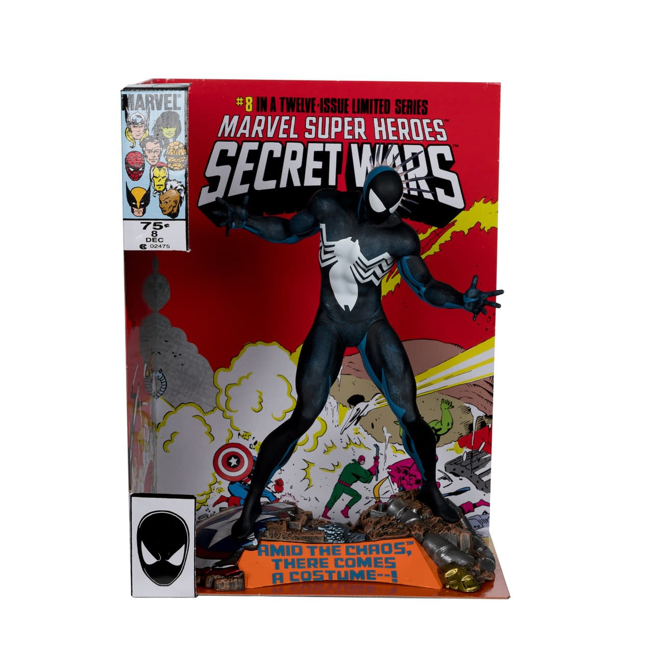 Spider-Man is Back in Black with McFarlane's Secret Wars #8 Statue 