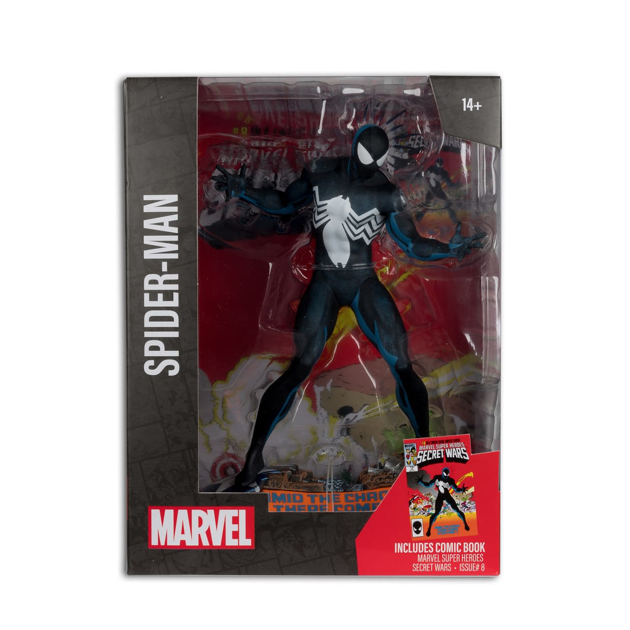 Spider-Man is Back in Black with McFarlane's Secret Wars #8 Statue 
