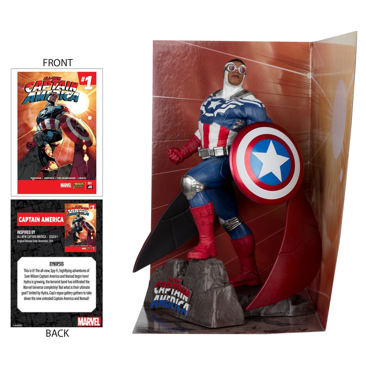 McFarlane Toys Unveils New 1/10 All-New Captain America #1 Statue 