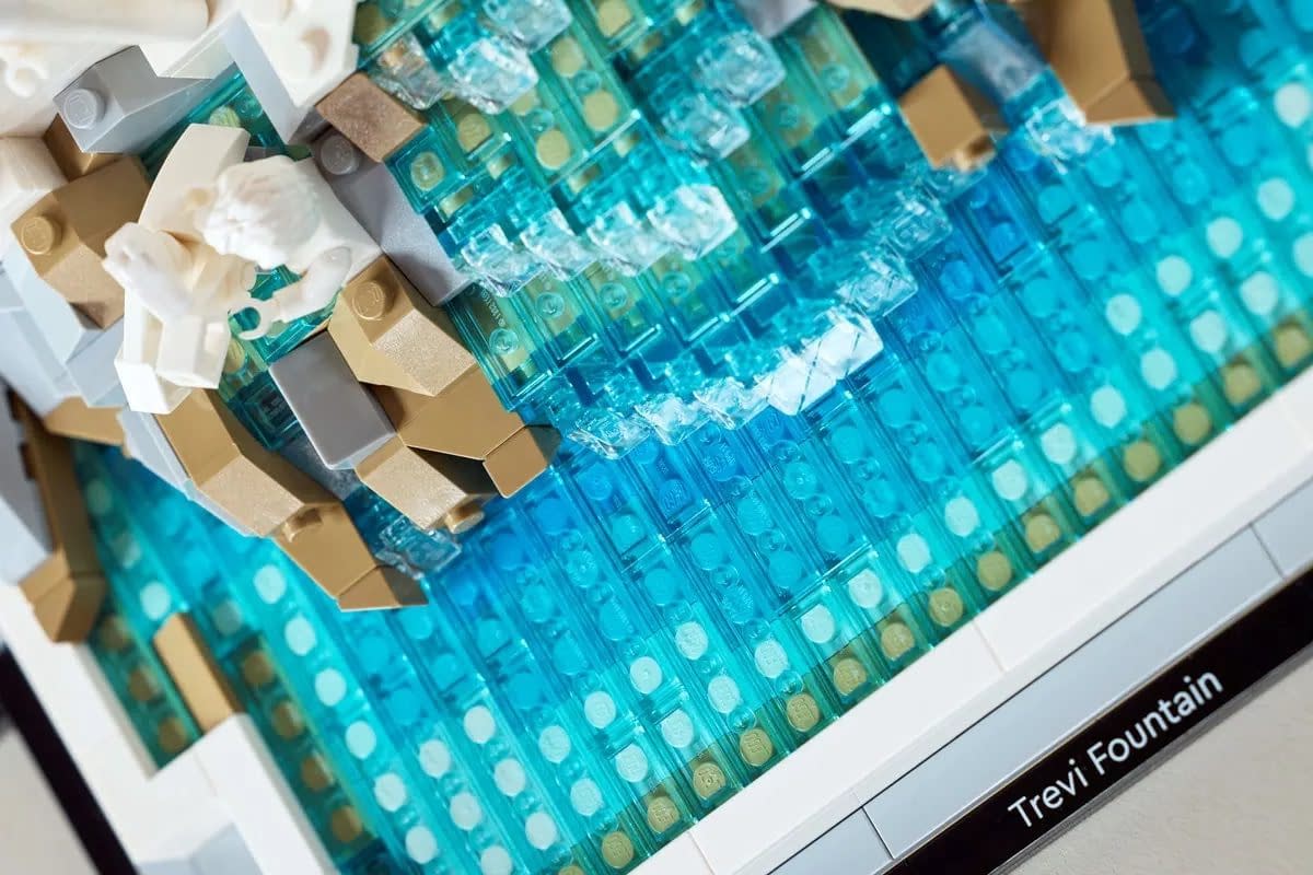 Italy Awaits with the New LEGO Architecture Trevi Fountain Set 