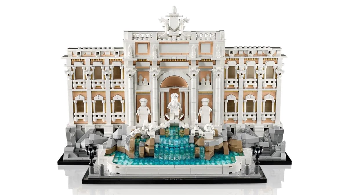 Italy Awaits with the New LEGO Architecture Trevi Fountain Set 