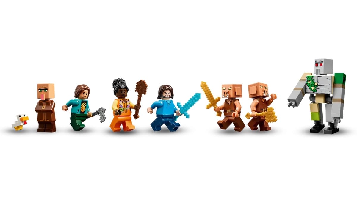 New LEGO Minecraft Movie Sets are Coming to Life Along with Steve 
