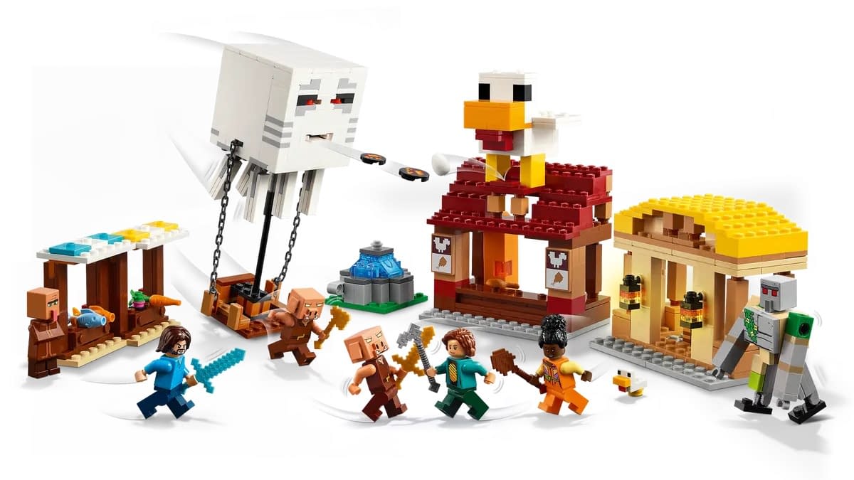 New LEGO Minecraft Movie Sets are Coming to Life Along with Steve 