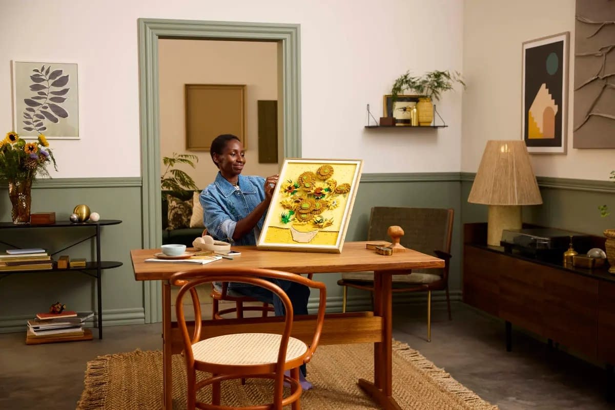 LEGO Debuts Latest LEGO Art Set with Vincent van Gogh's Sunflowers