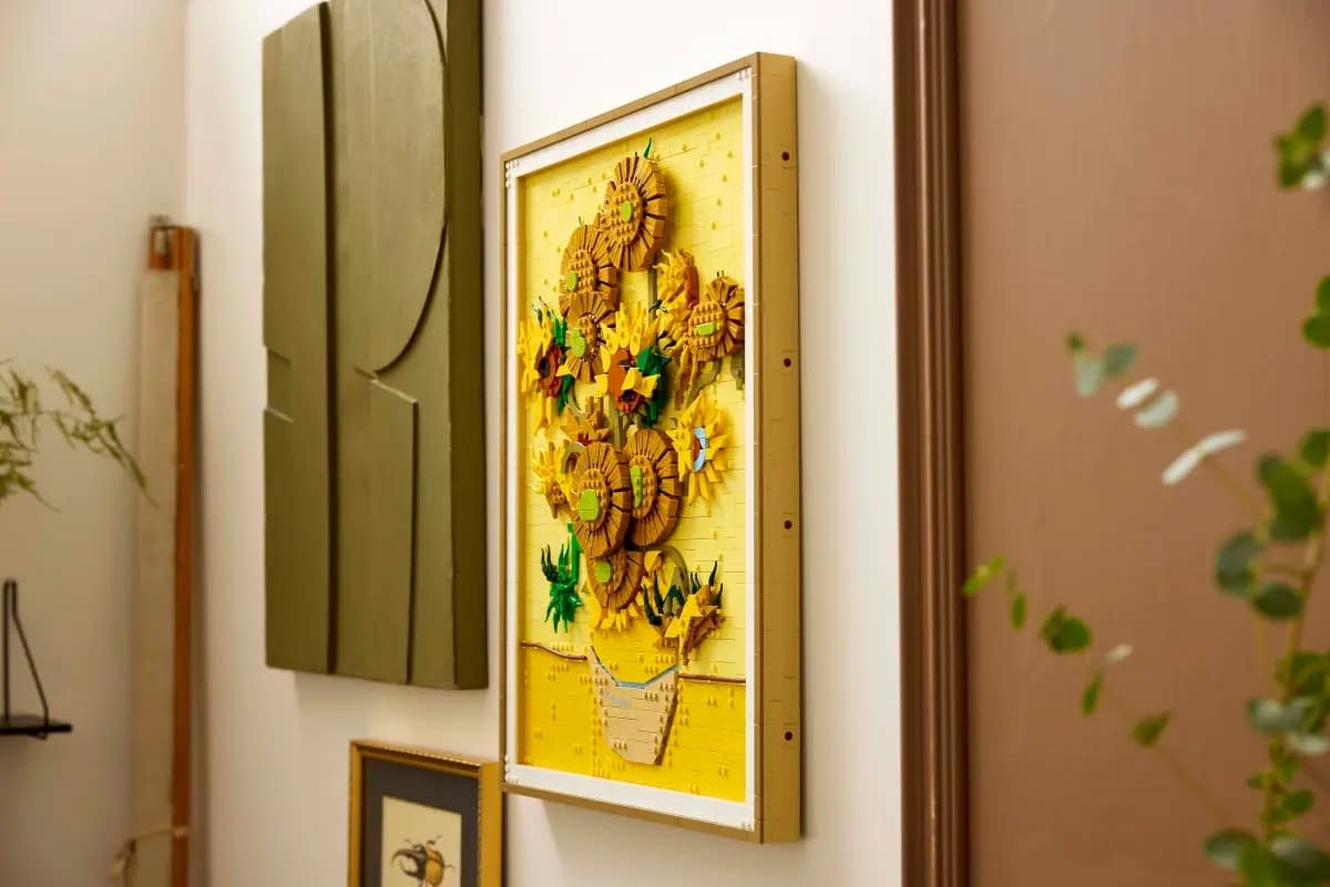 LEGO Debuts Latest LEGO Art Set with Vincent van Gogh's Sunflowers