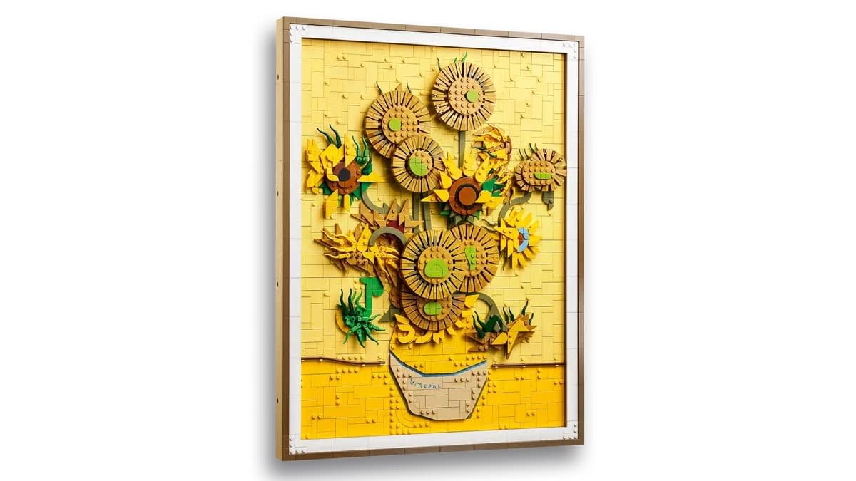 LEGO Debuts Latest LEGO Art Set with Vincent van Gogh's Sunflowers