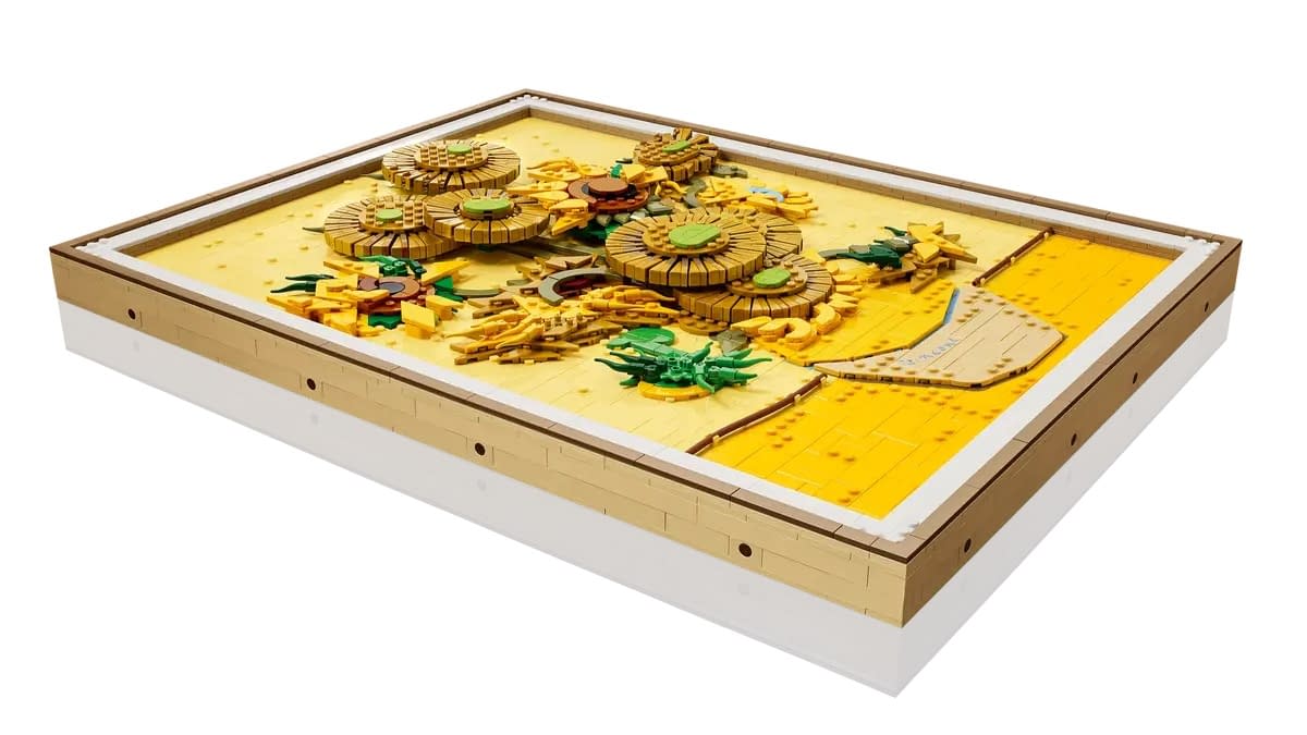 LEGO Debuts Latest LEGO Art Set with Vincent van Gogh's Sunflowers