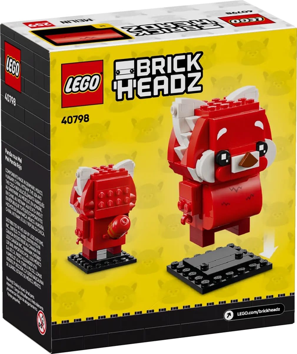 Mei Fluffs Up at LEGO and Their New Turning Red BrickHeadz Set 