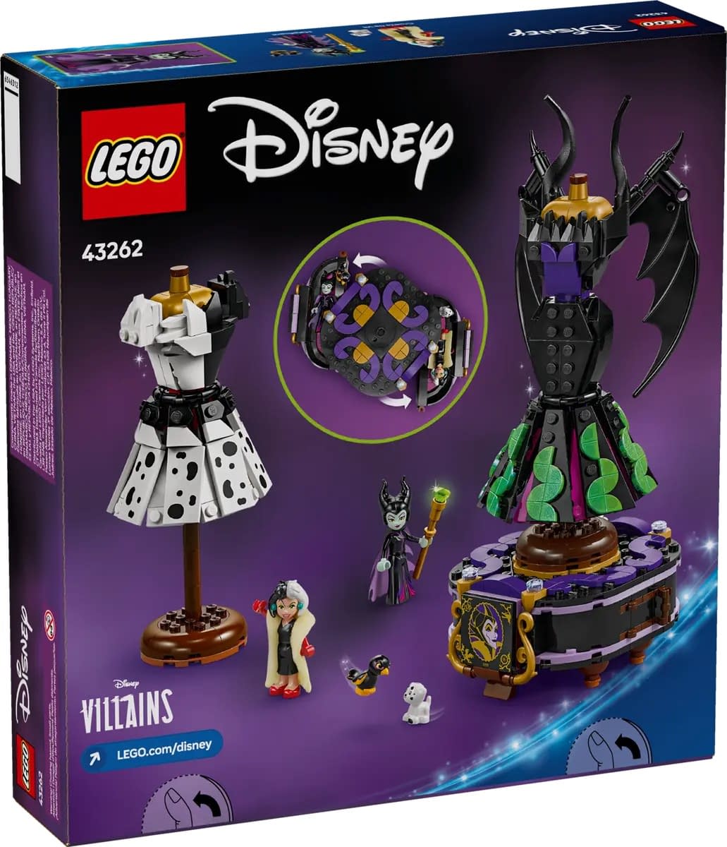 Maleficent's and Cruella De Vil's Dress Sets Coming Soon to LEGO