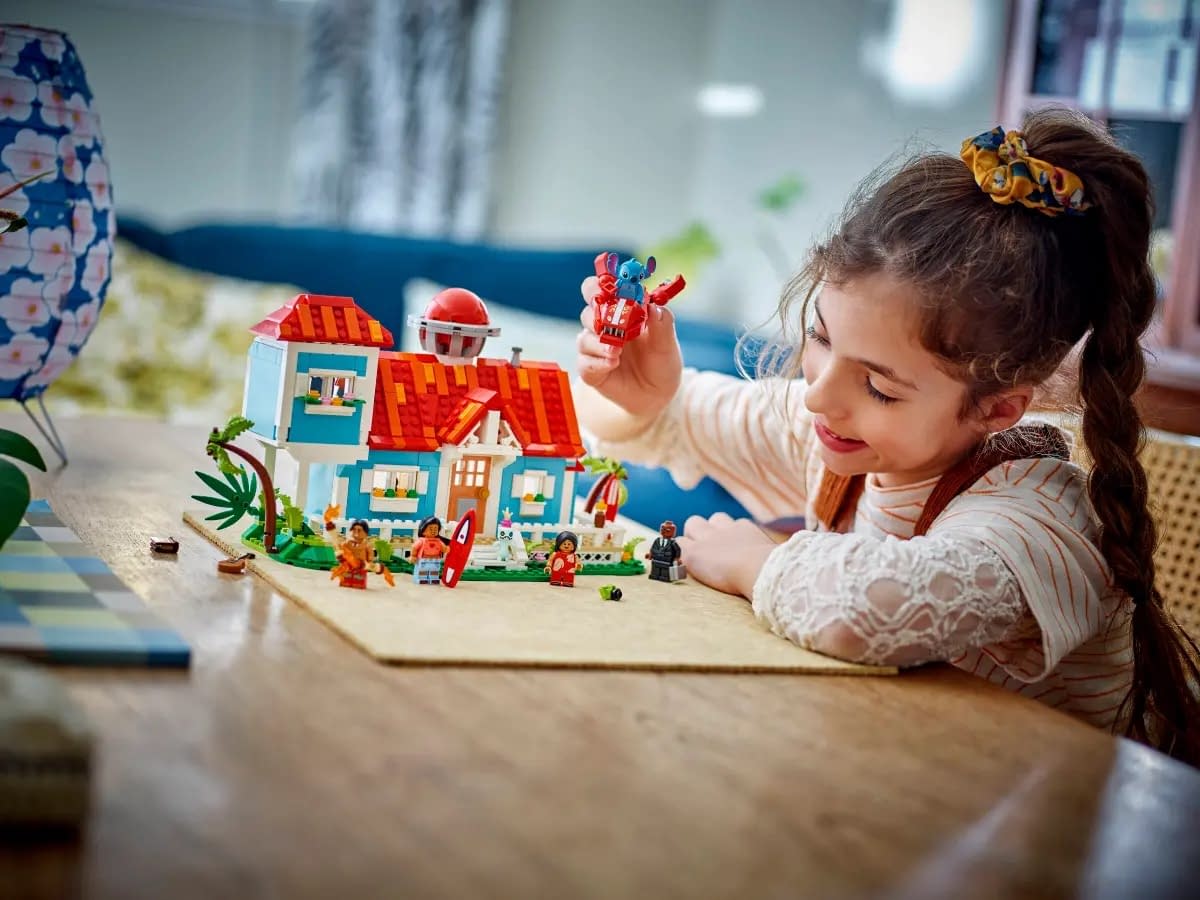 Say Aloha to LEGO's New Disney Lilo and Stitch Beach House Set