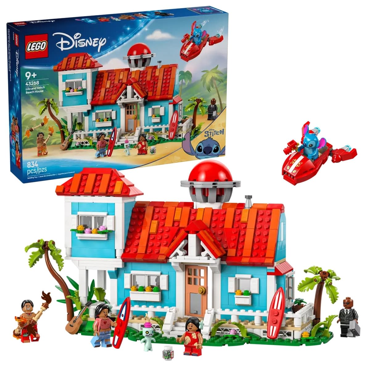 Say Aloha to LEGO's New Disney Lilo and Stitch Beach House Set