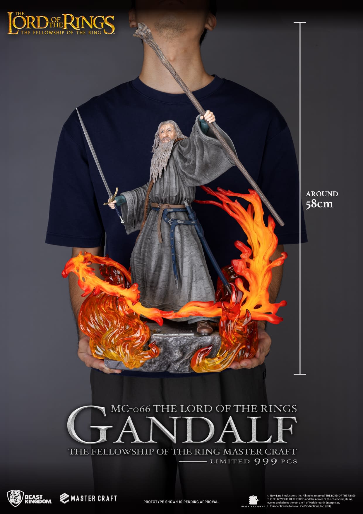 The Lord of the Rings Master Craft Gandalf Arrives from Beast Kingdom 