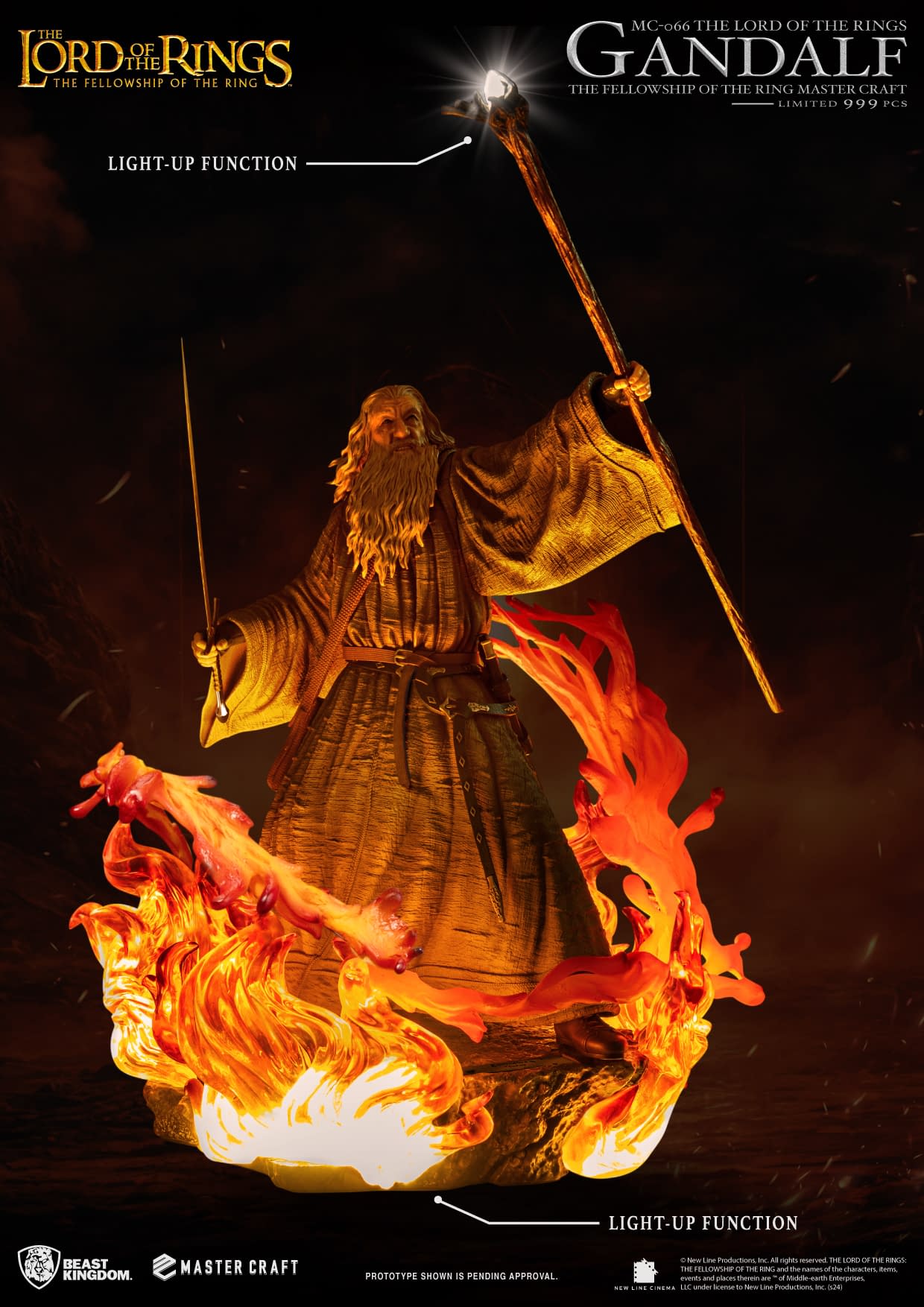 The Lord of the Rings Master Craft Gandalf Arrives from Beast Kingdom 