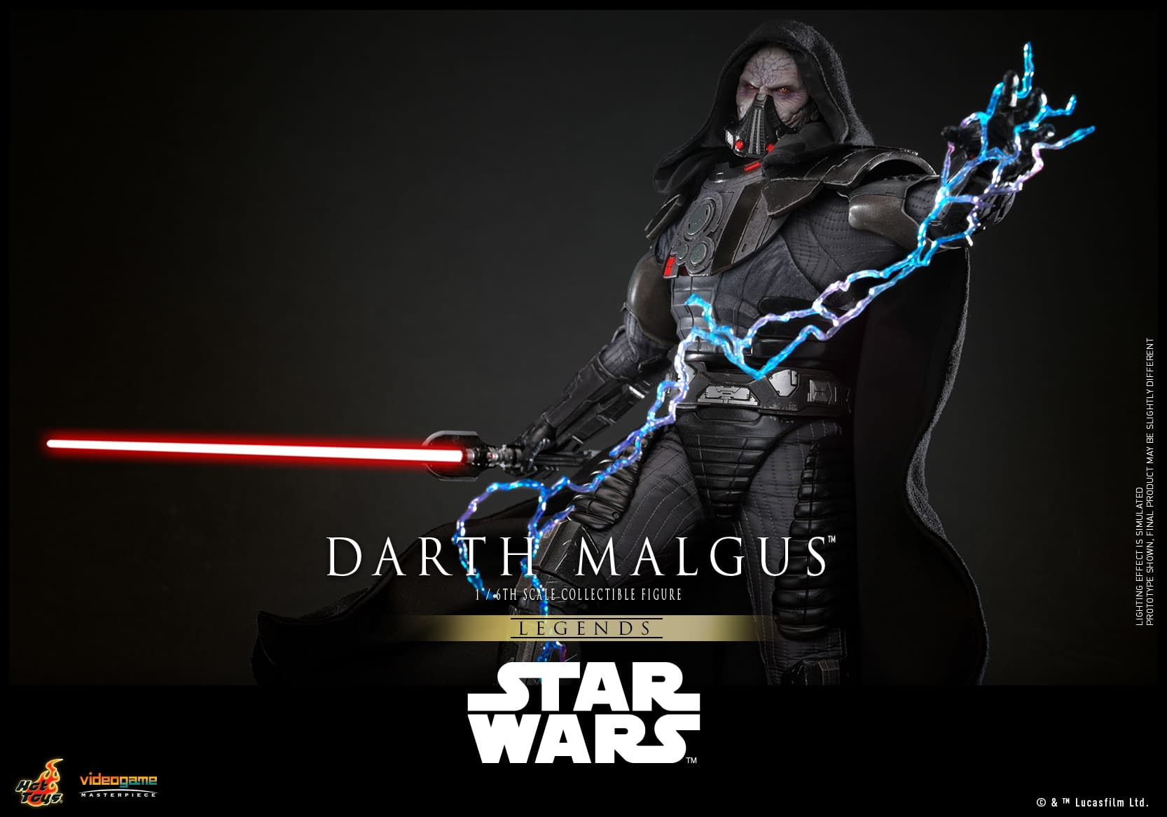 Hot Toys Debuts Star Wars: The Old Republic 1/6 Darth Malgus Figure