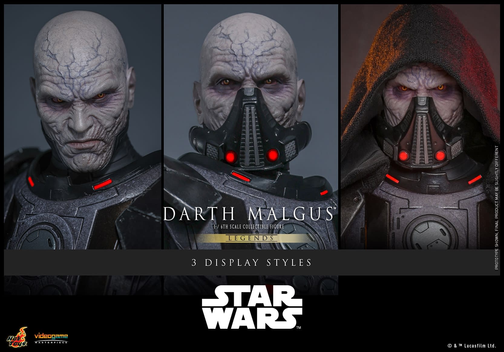 Hot Toys Debuts Star Wars: The Old Republic 1/6 Darth Malgus Figure