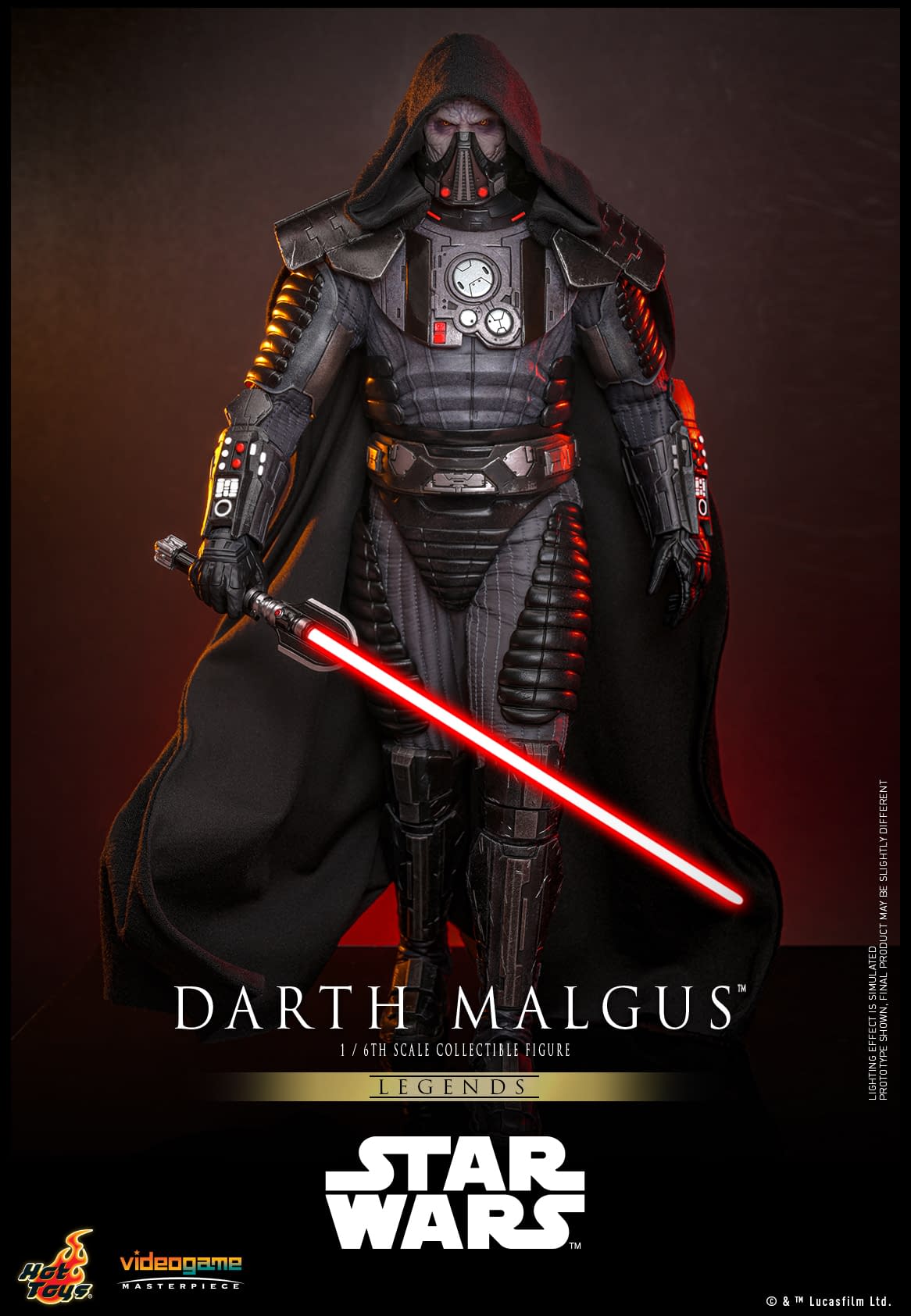 Hot Toys Debuts Star Wars: The Old Republic 1/6 Darth Malgus Figure