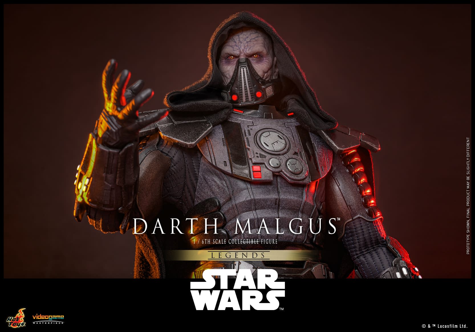 Hot Toys Debuts Star Wars: The Old Republic 1/6 Darth Malgus Figure