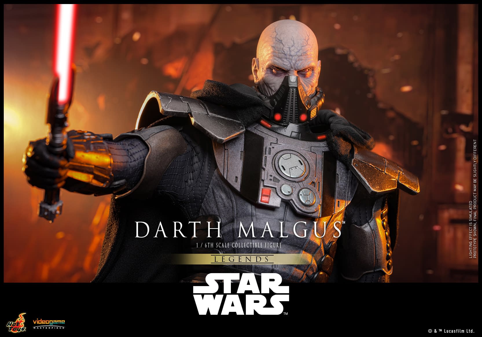 Hot Toys Debuts Star Wars: The Old Republic 1/6 Darth Malgus Figure