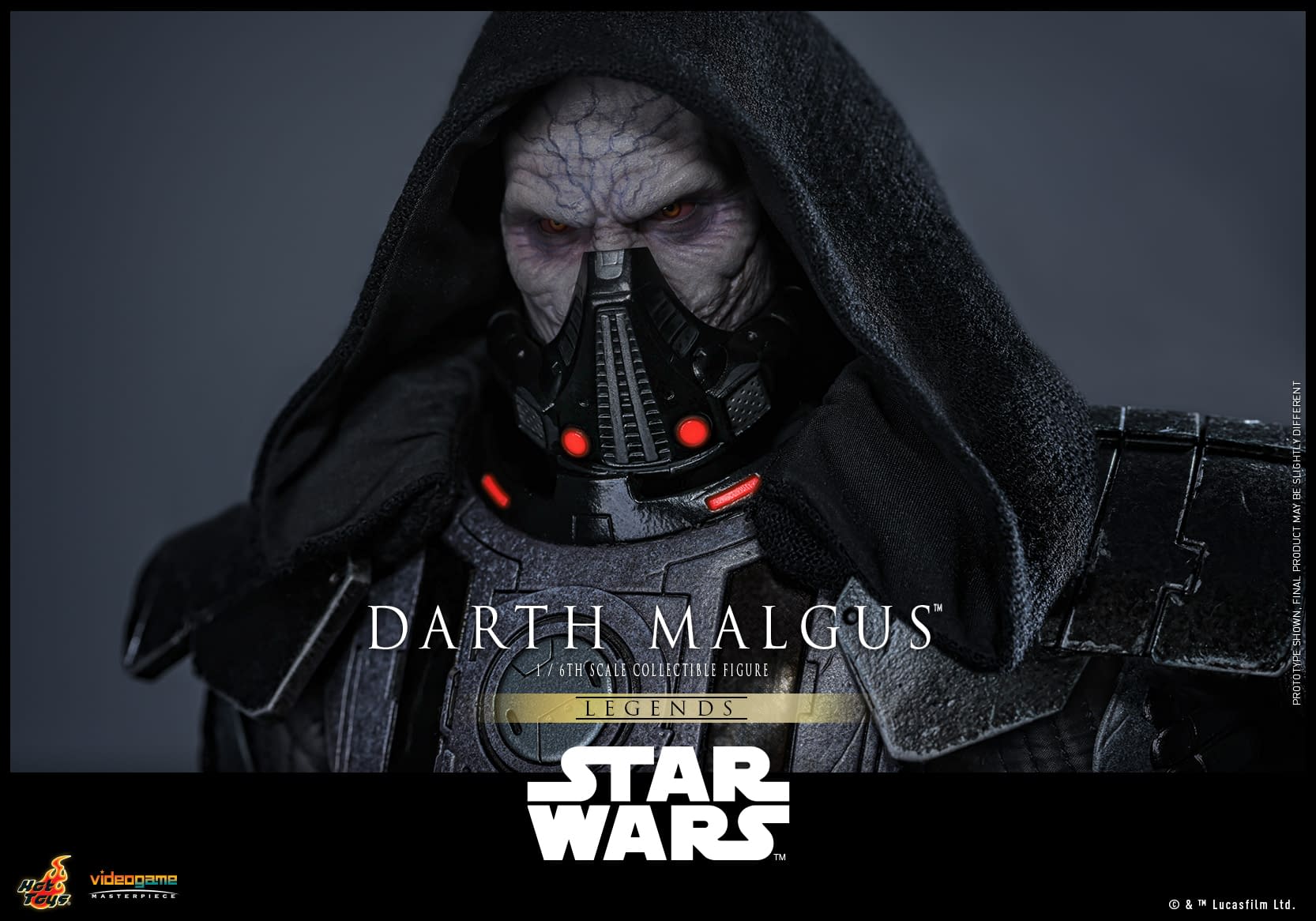 Hot Toys Debuts Star Wars: The Old Republic 1/6 Darth Malgus Figure