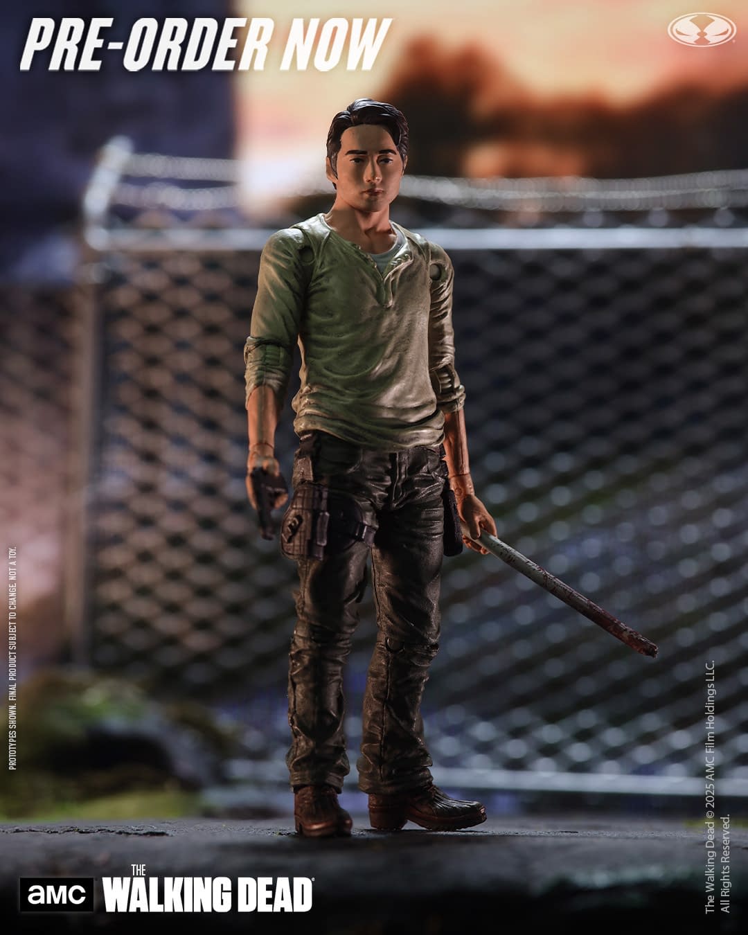 The Walking Dead Glenn Takes on the Undead with McFarlane Toys