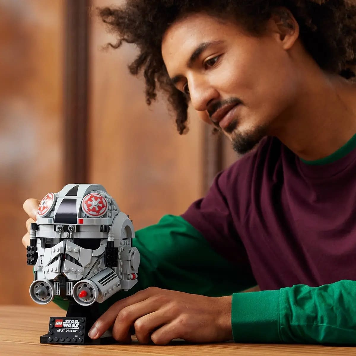 LEGO Announces New Mini Star Wars AT-AT Driver Helmet Set