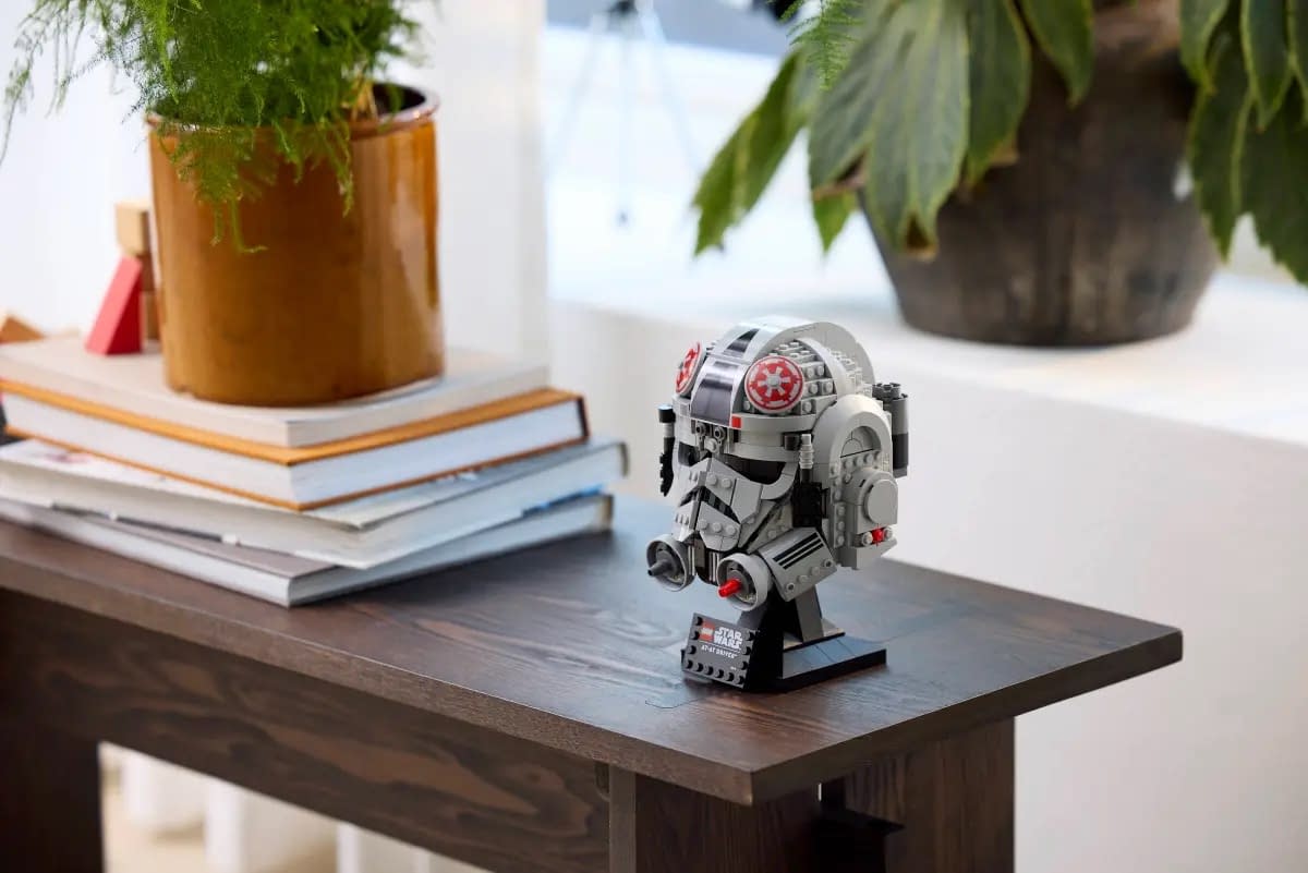 LEGO Announces New Mini Star Wars AT-AT Driver Helmet Set