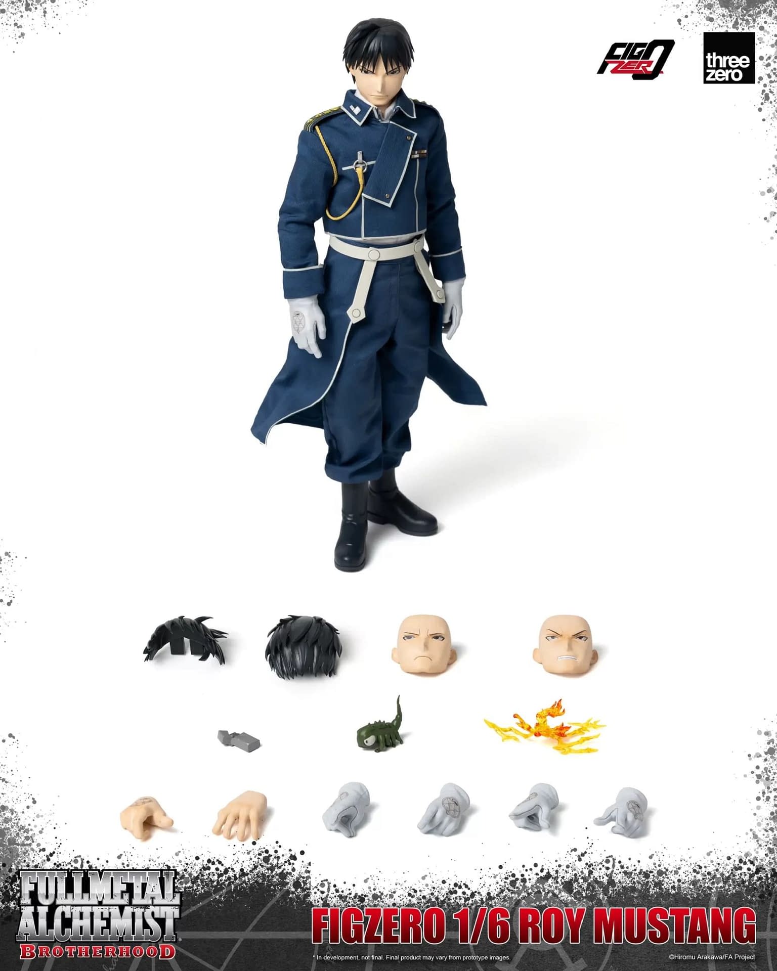 Threezero Reveals Fullmetal Alchemist Brotherhood Roy Mustang FigZero