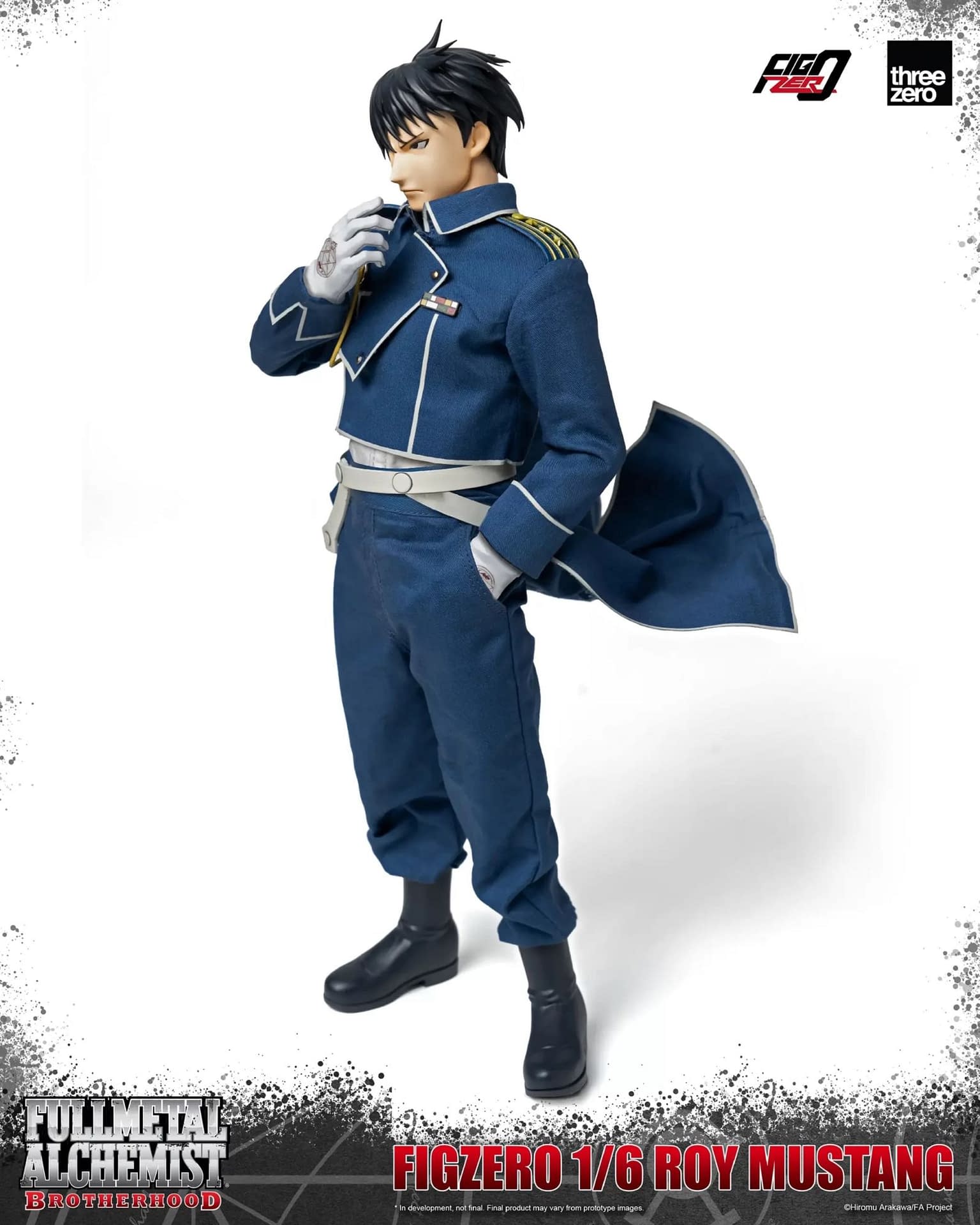Threezero Reveals Fullmetal Alchemist Brotherhood Roy Mustang FigZero