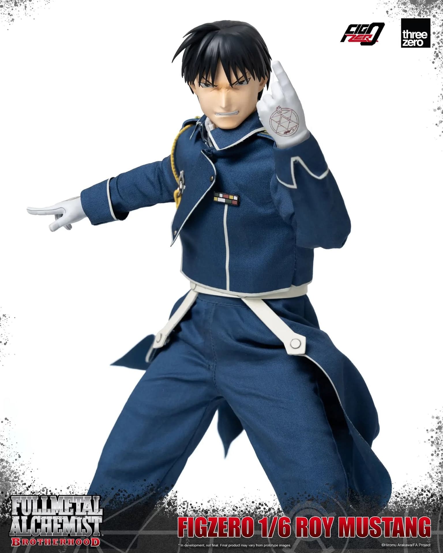 Threezero Reveals Fullmetal Alchemist Brotherhood Roy Mustang FigZero