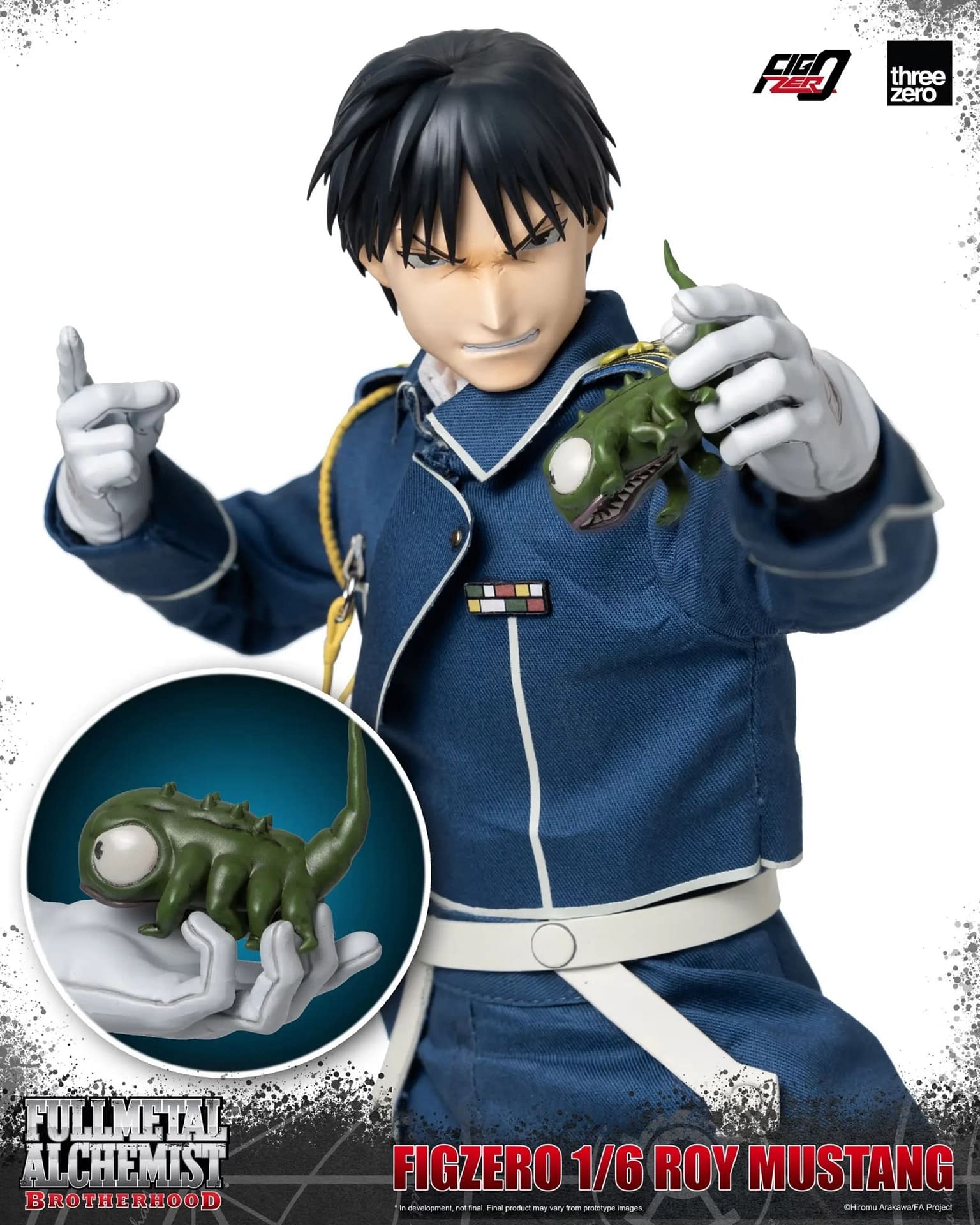 Threezero Reveals Fullmetal Alchemist Brotherhood Roy Mustang FigZero