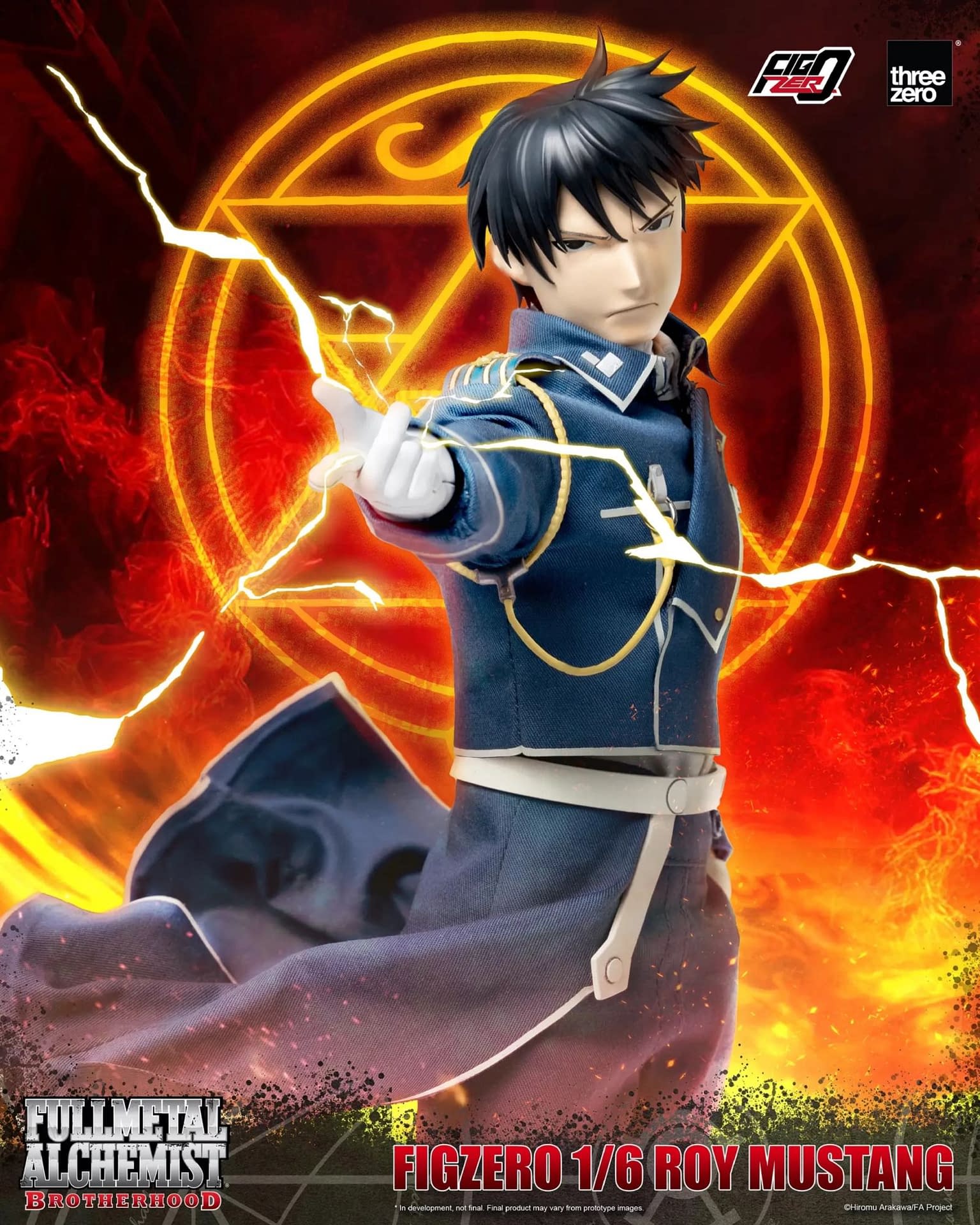 Threezero Reveals Fullmetal Alchemist Brotherhood Roy Mustang FigZero