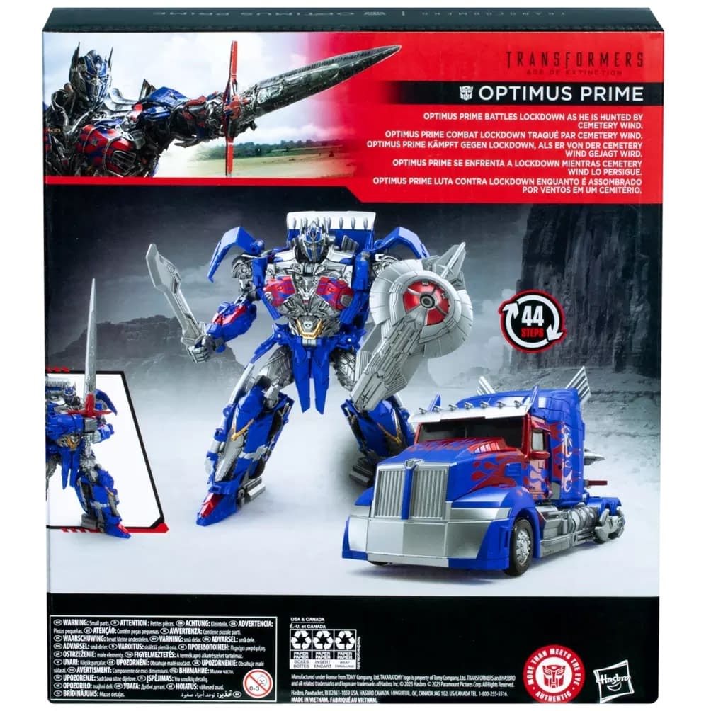 Hasbro Debuts New Optimus Prime Transformers: Age of Extinction Figure