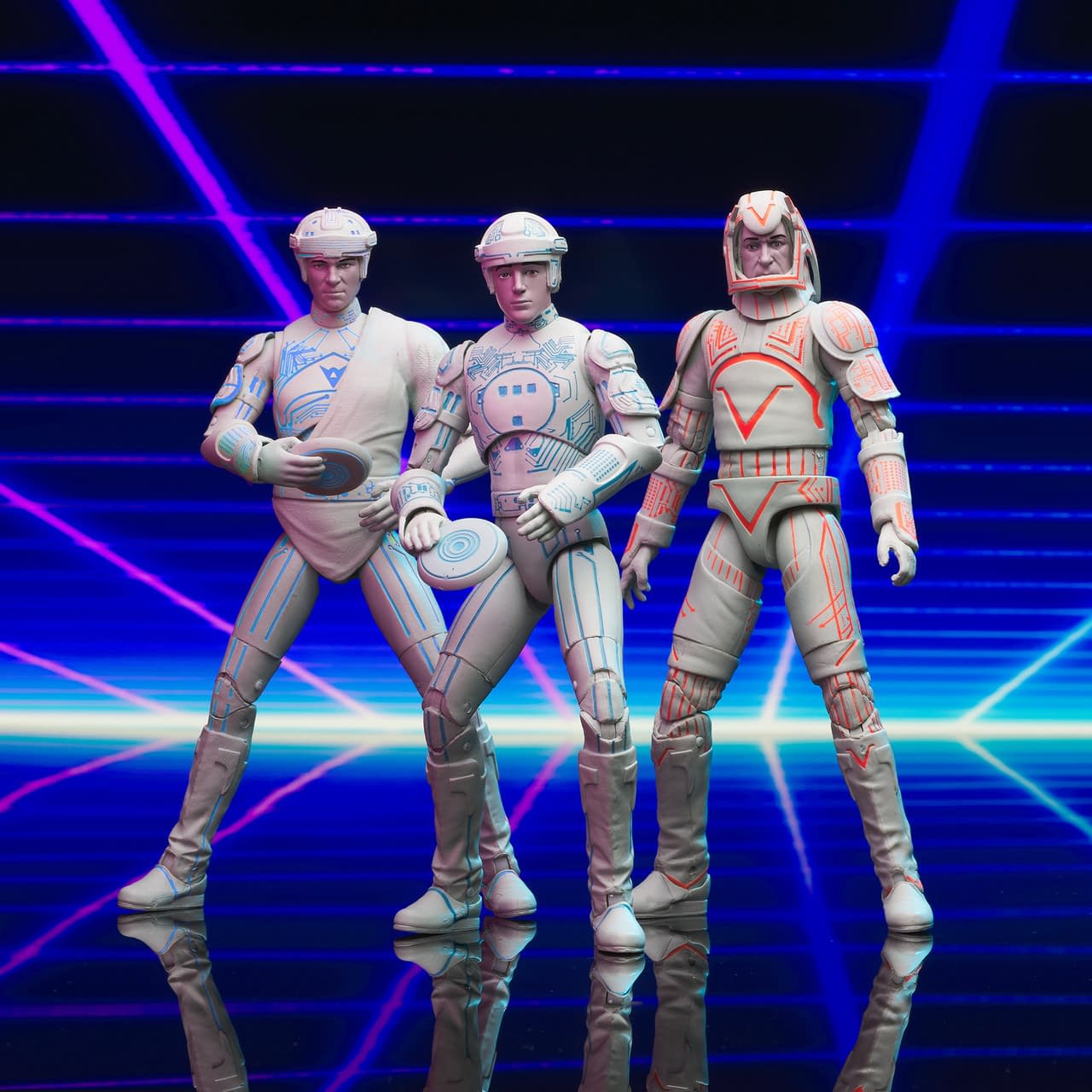 Enter the Grid with Diamond Select Toys New Deluxe Tron Figures 