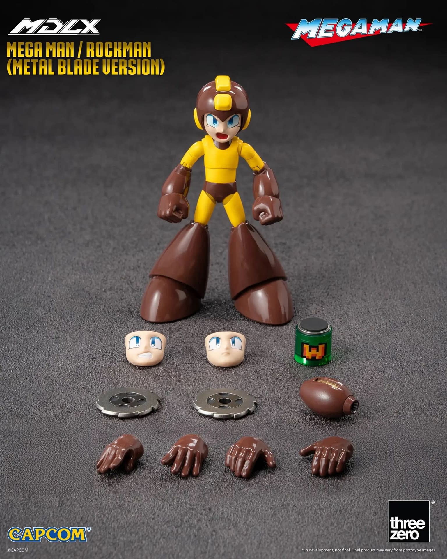 Threezero Announces New MDLX Mega Man (Metal Blade Version) Figure 